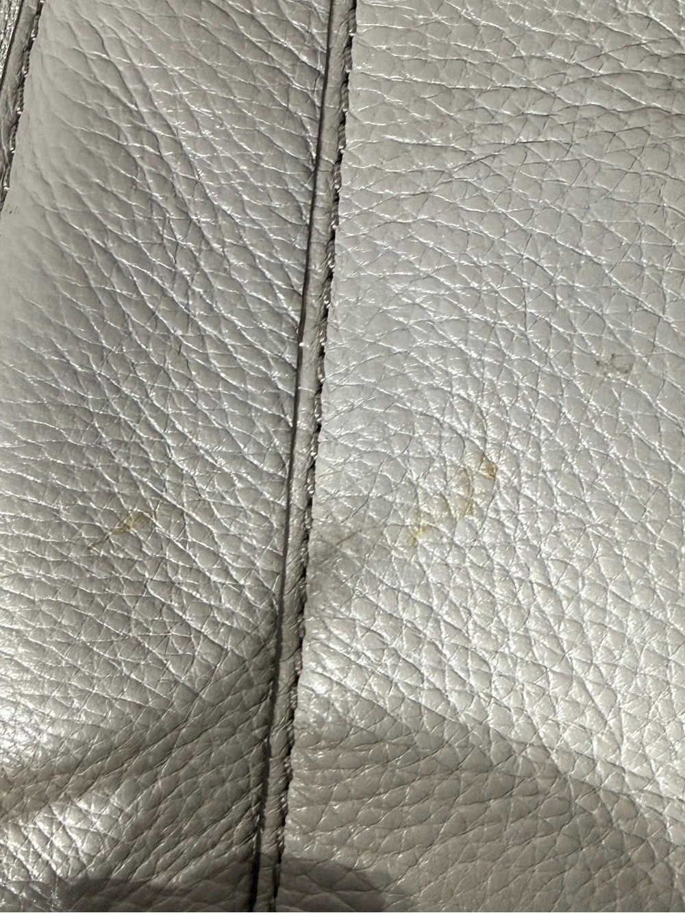 MICHAEL KORS Gray Pebbled Leather Backpack
